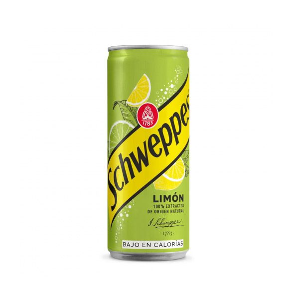 Boite cachette Schweppes citron (33cl)