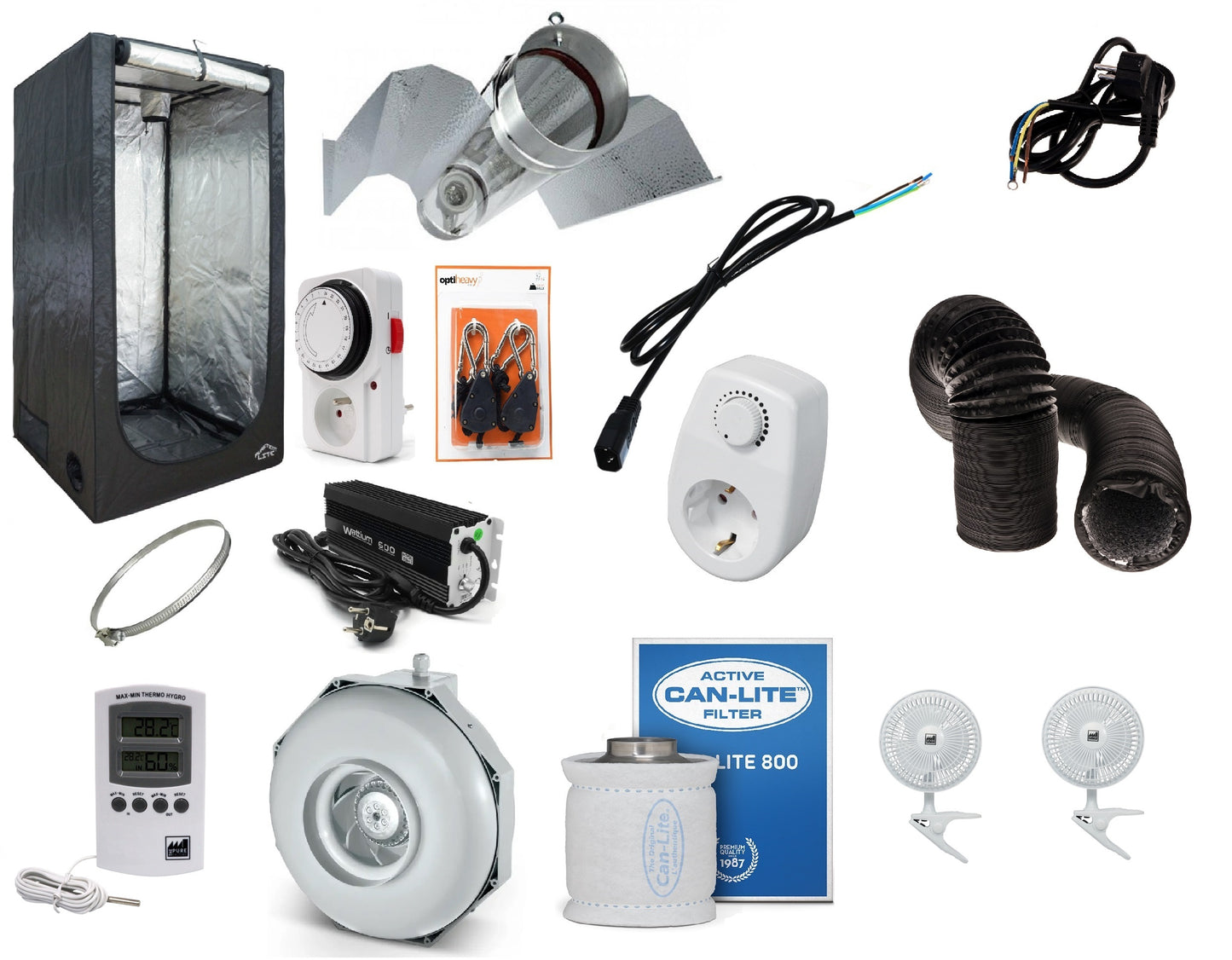 Box semi complet 400w HPS (100x100x200cm)