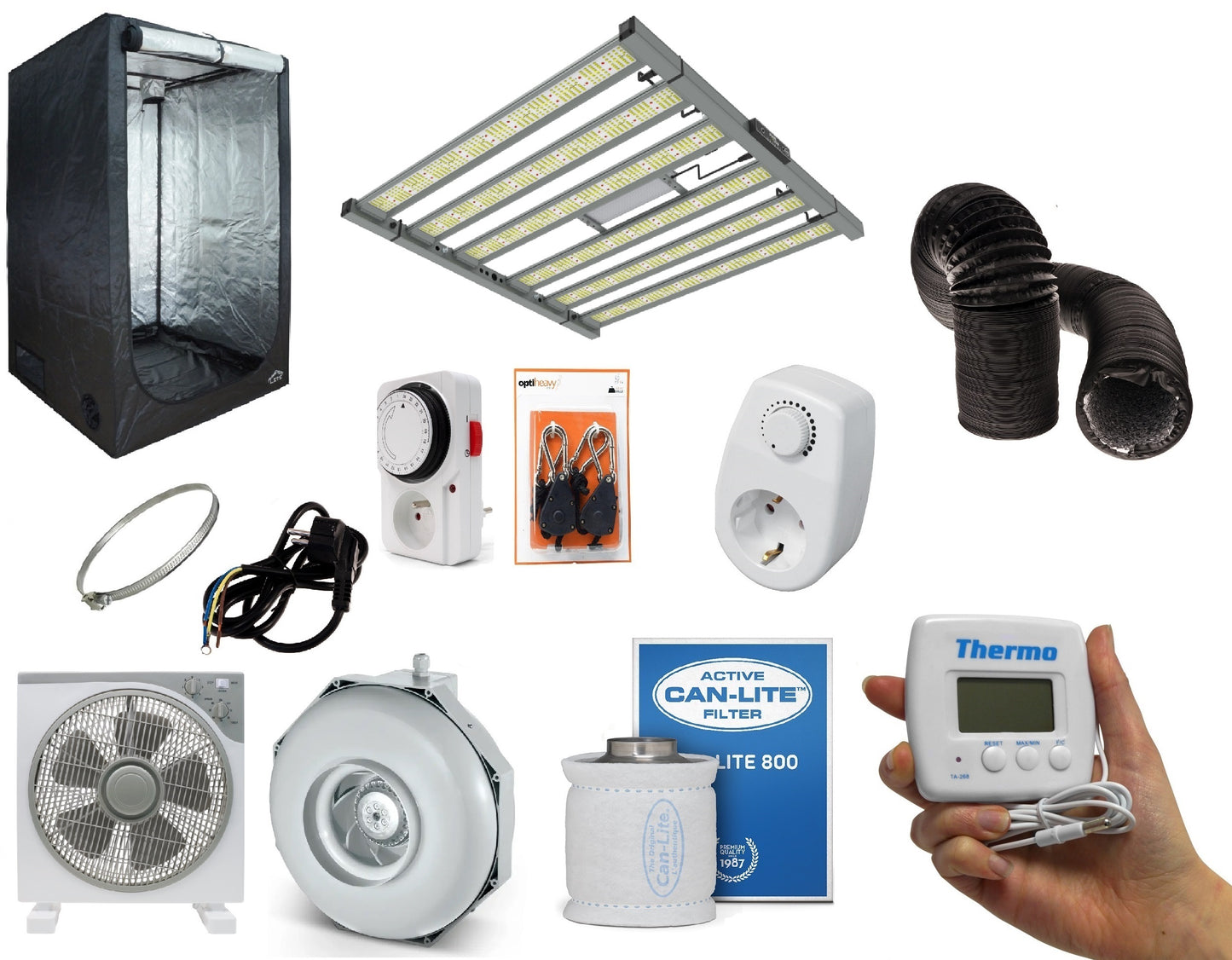 Box complet LED 520w (100x100x200cm)
