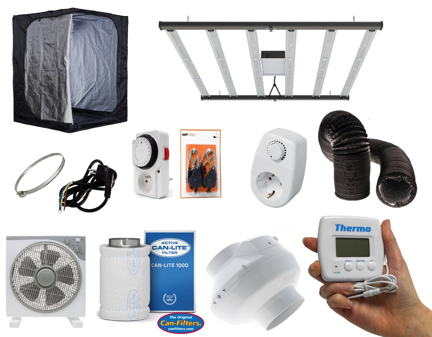 Box complet LED 720w (150x150x200cm)
