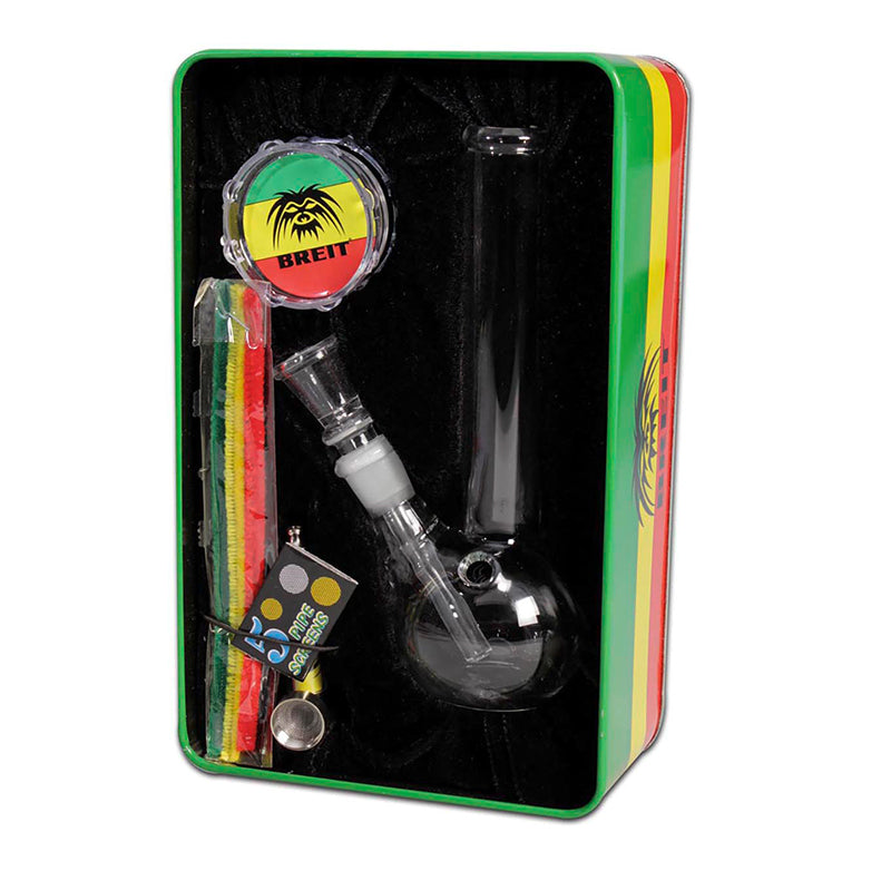 Pack bong + grinder + pipe
