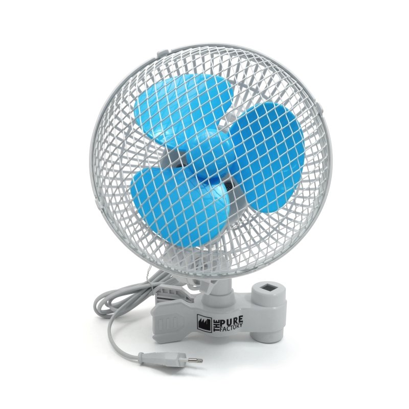 ventilateur a pince oscillant pour chambre de culture
