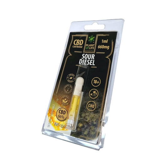 E liquide CBD 66% (Sour Diesel)