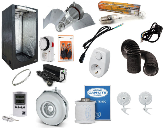 Box de culture indoor complet 400w HPS (100x100x200cm)