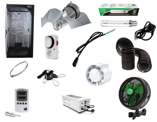 Box de culture indoor complet 600w HPS (120x120x200cm)