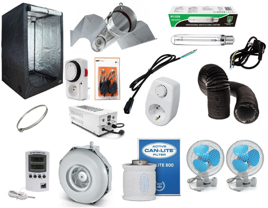 Box de culture indoor complet 600w HPS (120x120x200cm)