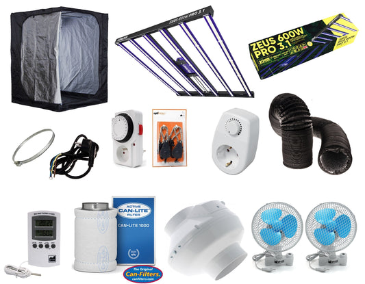Box complet LED 600w (150x150x200cm)