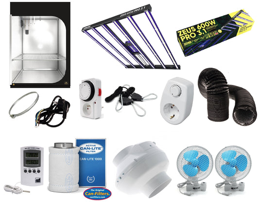 Box de culture indoor complet LED 600w (150x150x217cm)