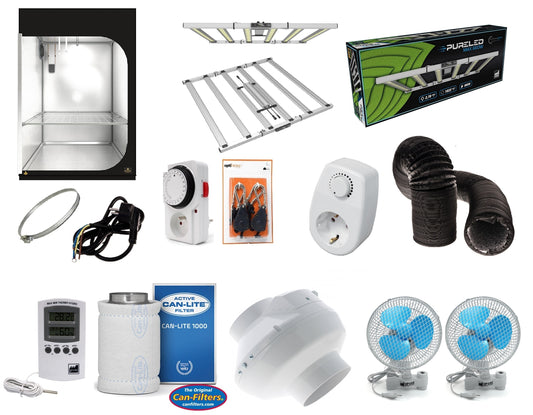 Box complet LED 660w (150x150x217cm)