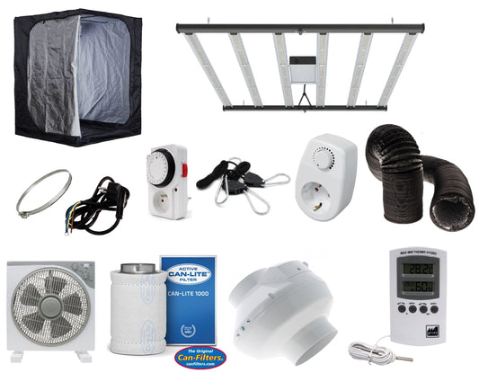 Box de culture indoor complet LED 720w (150x150x200cm)