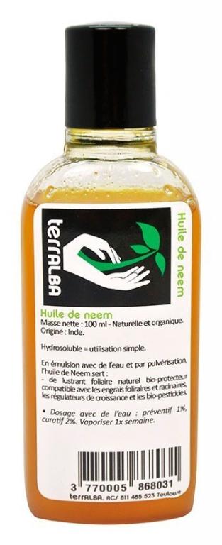 Huile de neem (insecticide naturel)