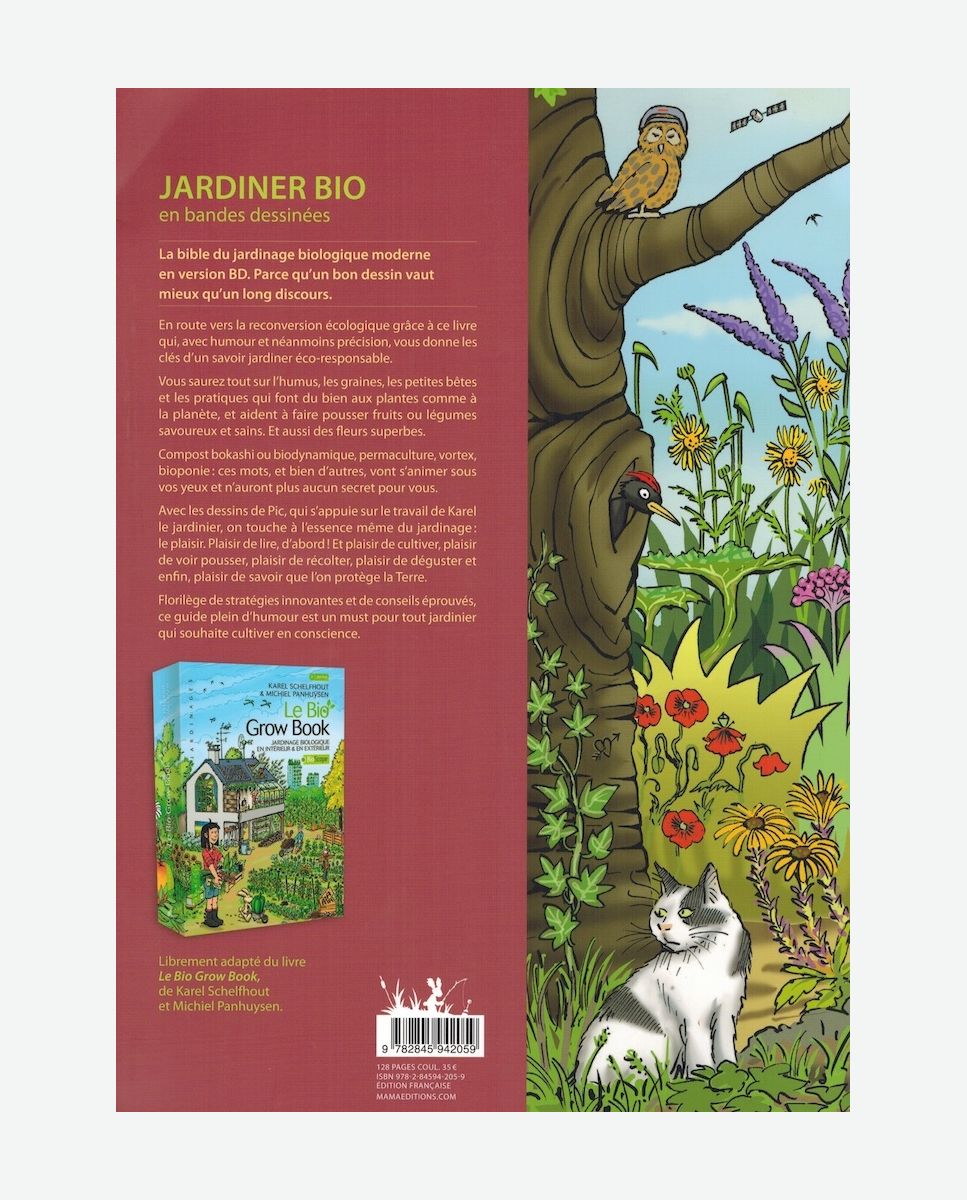 Jardiner Bio en bandes dessinées