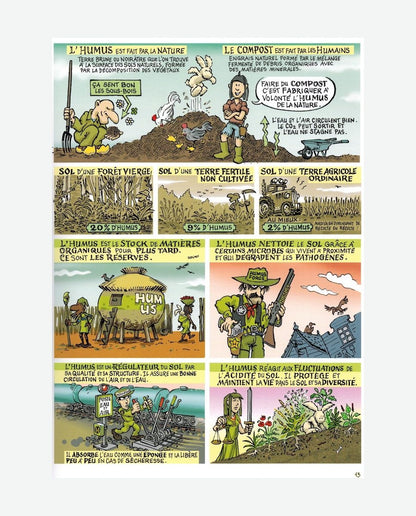 Jardiner Bio en bandes dessinées
