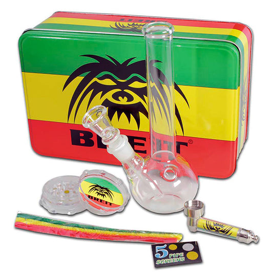 Pack bong + grinder + pipe