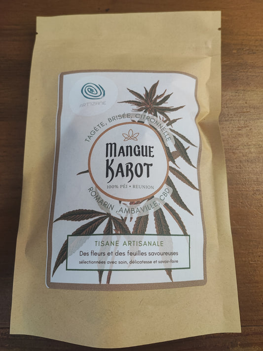Tisane CBD Peï Bio Mangue Karot